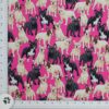 Packed French Bulldogs on Pink Print Fabric has all types of French Bulldogs packed on a pink background on all cotton fabric/44" wide, by Timeless Treasure.
