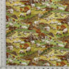 Sheep with Border Collies Print Fabric is sheep grazing in a field shepherded by Border Collies on all cotton fabric/44" wide by Nutex of New Zealand